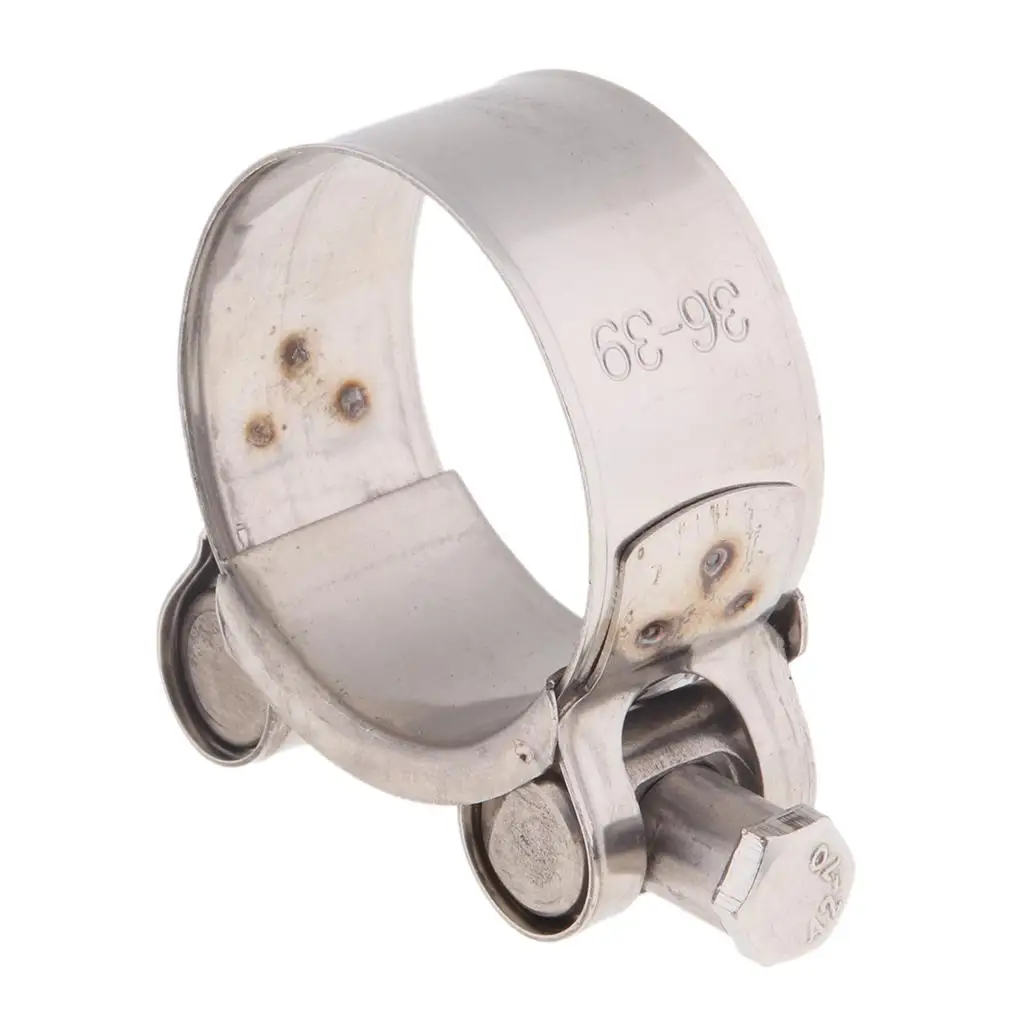 

MagiDeal 36-39mm Exhaust Clamp Clips Stainless Steel Clamps