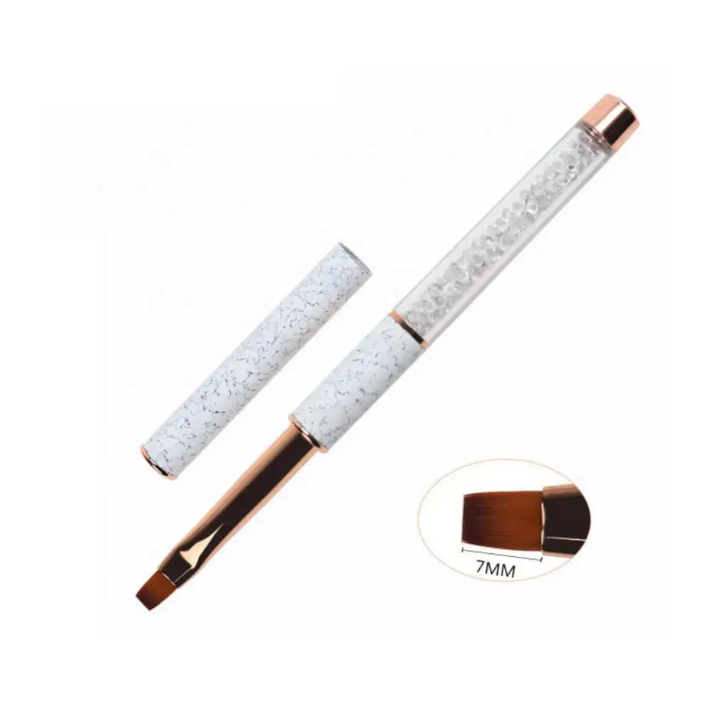 

Nail Pen Brush Rose Gold Extension Pen Painting Drawing Pull Wire Halo Dye Swipe Smudge Pen UV Gel Manicure Brush Flower Tools