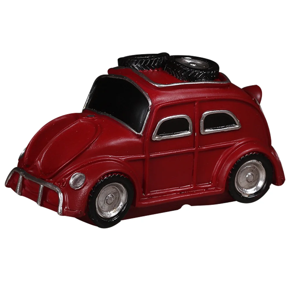 

Bank Money Car Piggysavings Resin Decor Saving Kidsboys Figurine Jar Banks Pots Vintage Cartoon Desktop Vehicle Birthday