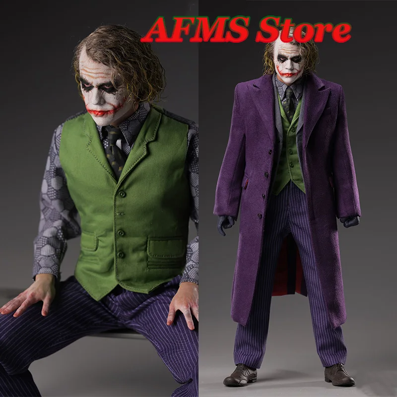TOPO TP007 масштаб 1/6 мужской солдат Джокер клоун фиолетовый длинный лацкан пальто