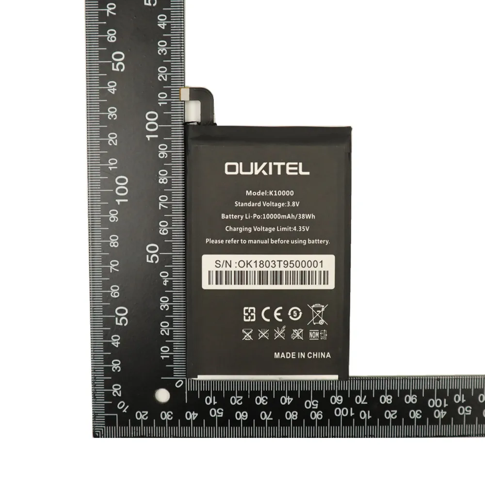 100% Оригинальный аккумулятор емкостью 10000 мАч для Oukitel K10000 Сменные Аккумуляторы с