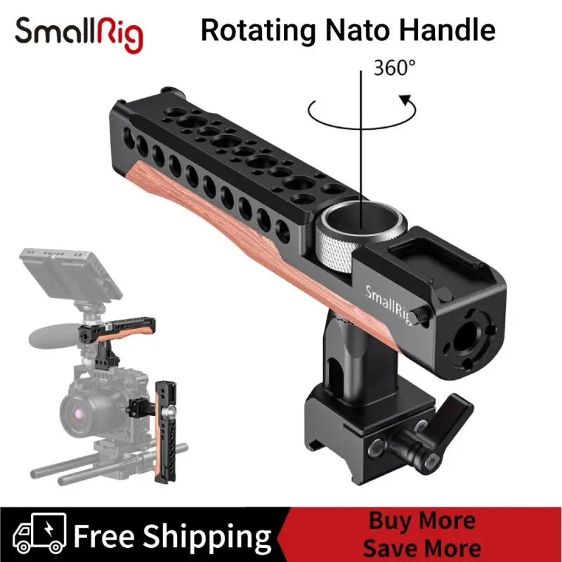 

SmallRig Quick Release Rotating Nato Handle dslr camera handle stabilizer use as top handle and side handle 2362