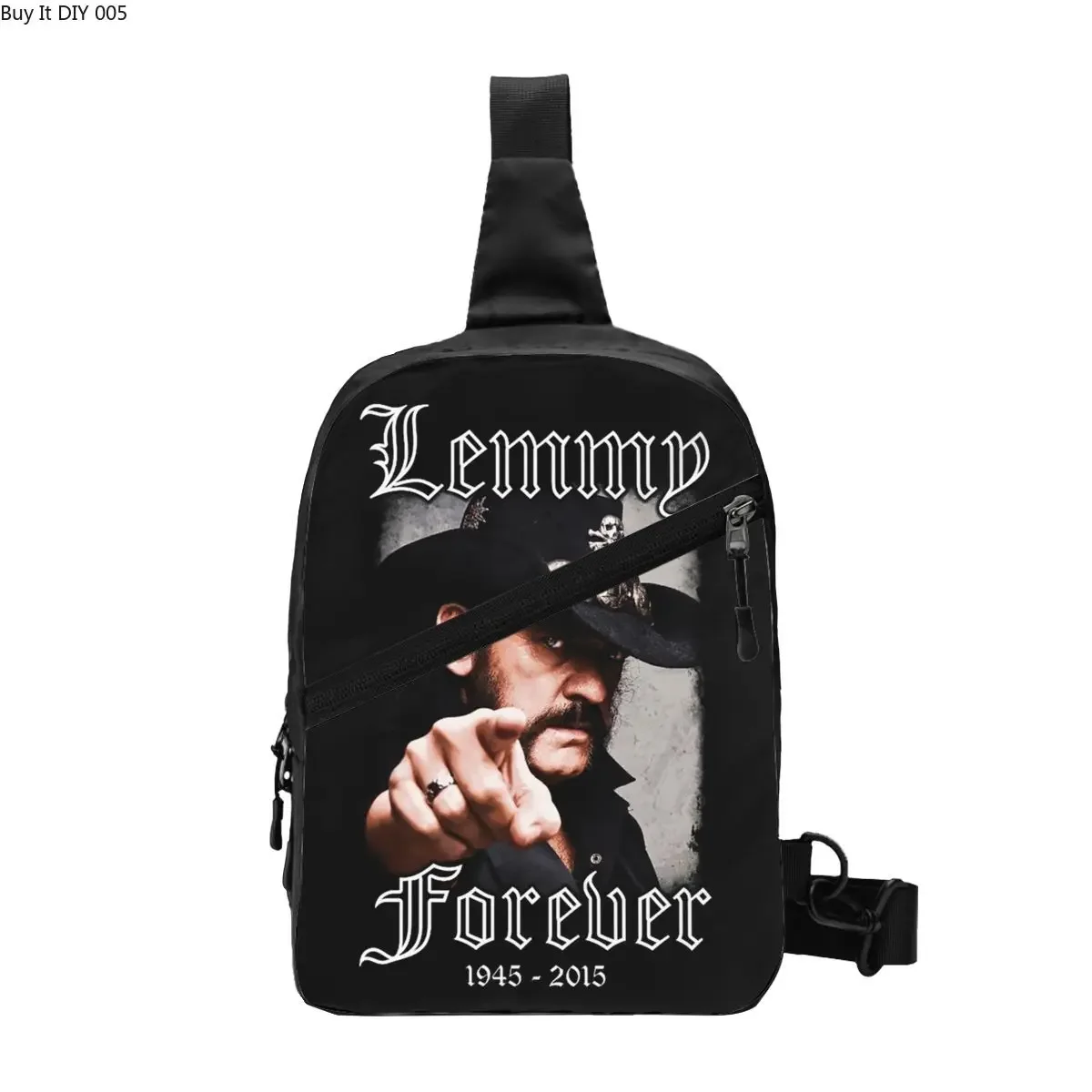 

Retro Rock Singer Lemmys Sling Bags Men's British Rock Music Producer And Actor Chest Crossbody Backpack Shoulder Daypack