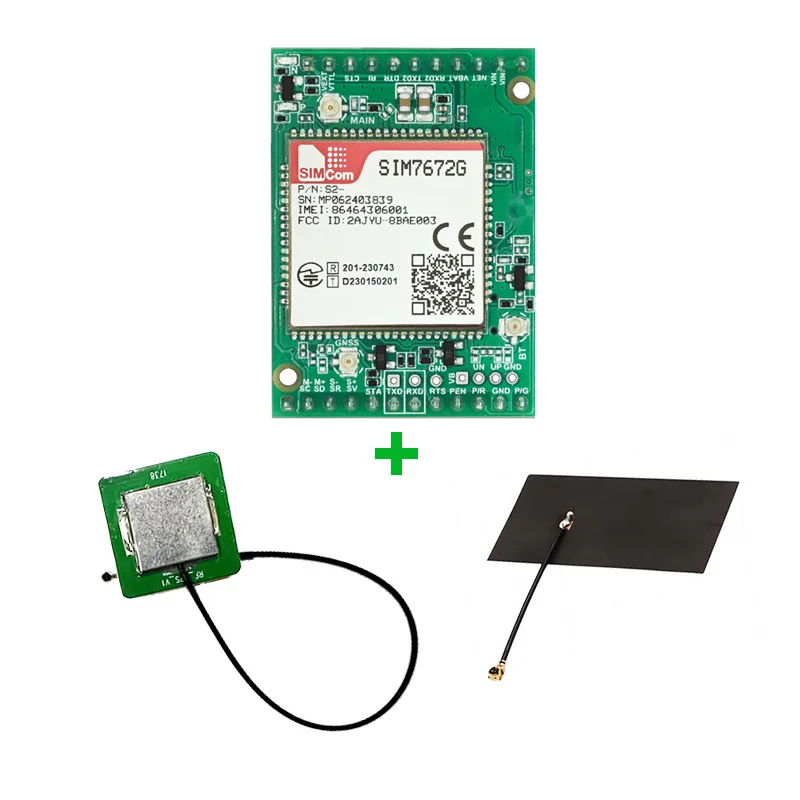 

SIM7672G SIM7672G-LNGV SIM7672G-MNGV CAT1 CoreBoard Глобальная версия, чип Qualcomm, поддержка данных + GNSS (опция) без голоса