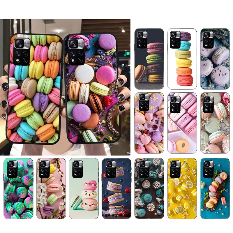 

Phone Case For Xiaomi Redmi Note 12Pro 11 11S 11T Pro 10 9Pro Note10S Redmi 10 9 10C 9C Macaroon macaroons Case