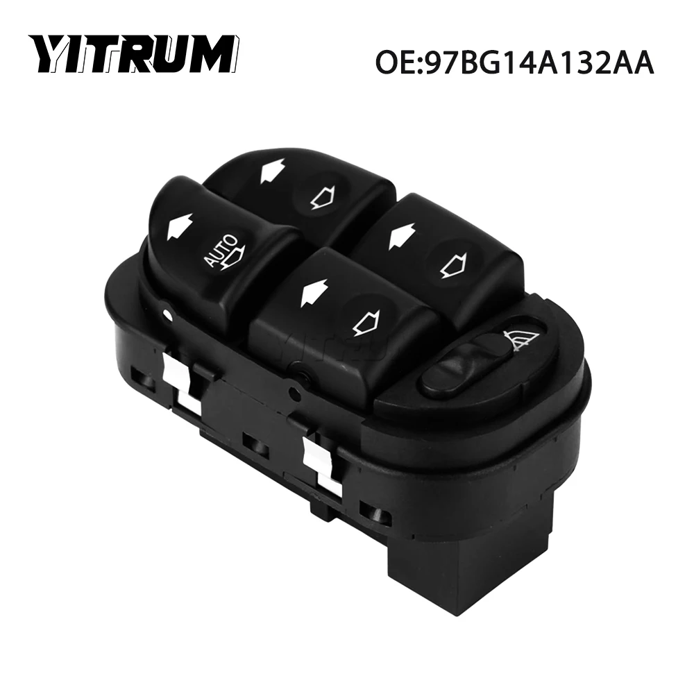 YITRUM 97BG14A132AA 97BG-14A132-AA главный переключатель стеклоподъемника со стороны водителя