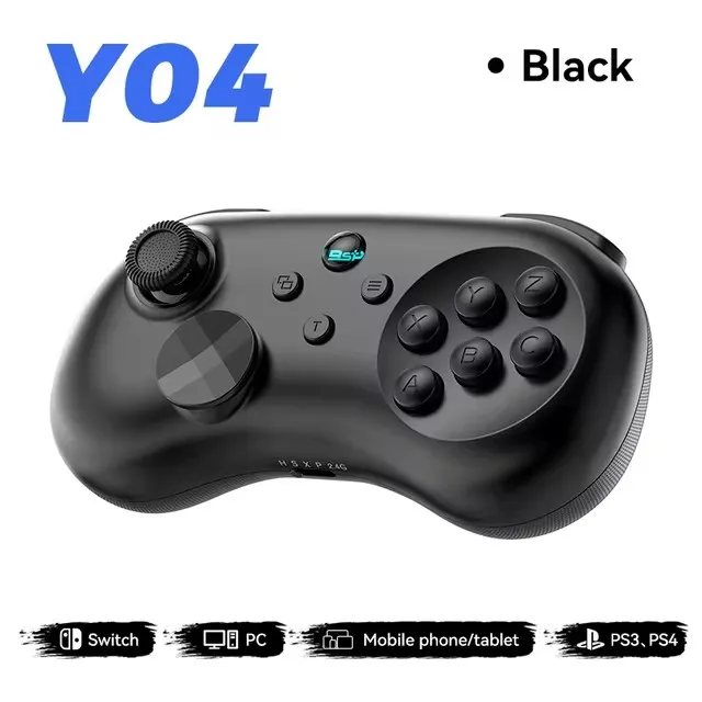 Фото НОВЫЙ беспроводной игровой контроллер BSP-Y04 для PS3/PS4/Switch/Switch 2/ПК/Android/iOS/HarmonyOS/планшетов, джойстик Hall, геймпад для файтингов №2