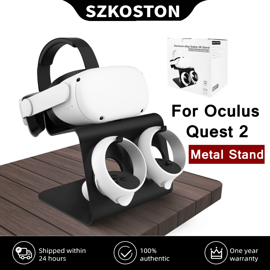 

Metal VR Stand Headset Display Holder For Oculus Quest 2 VR Glasses Helmet Desktop Base For Oculus Quest 2 HTC Vive Accessories