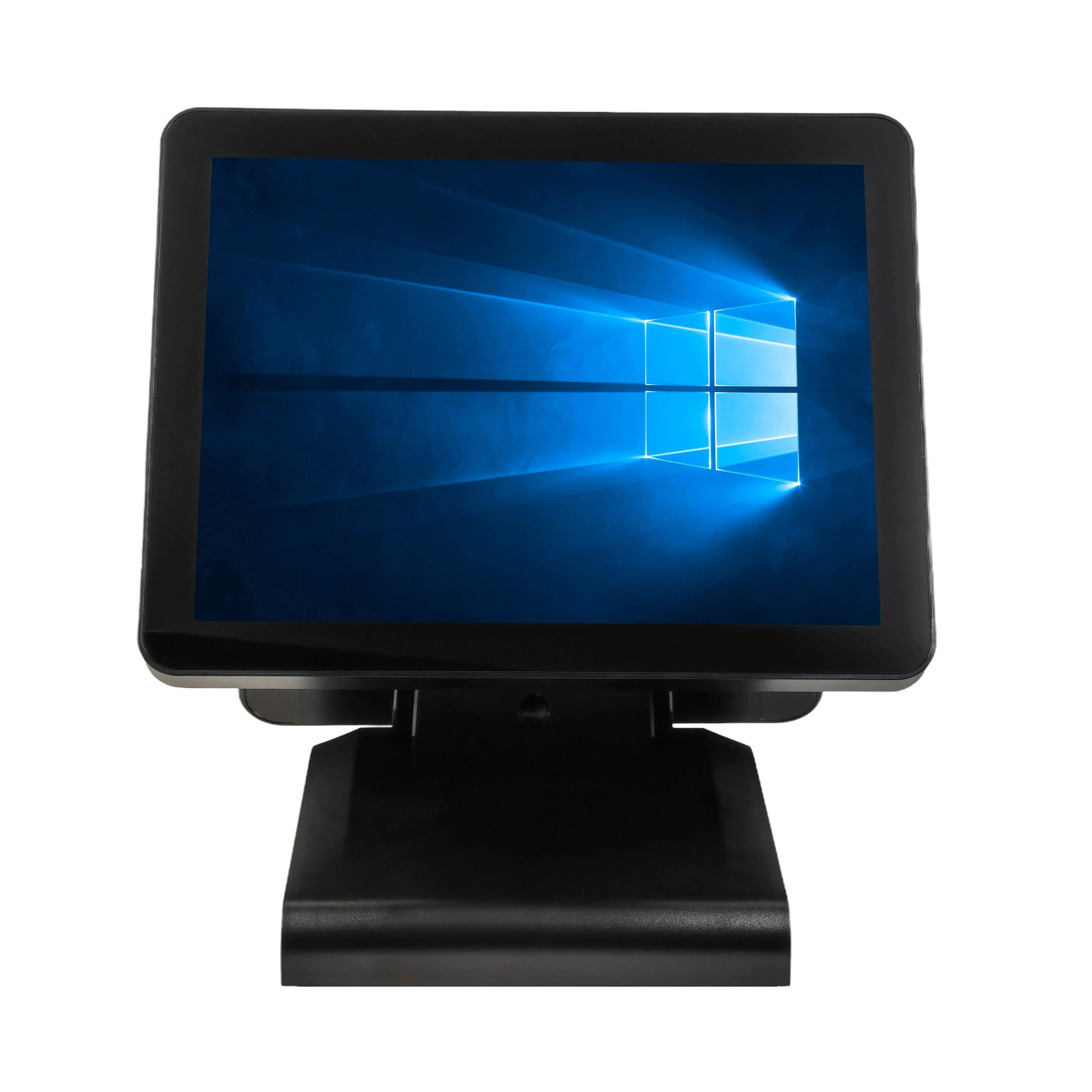 Фото Китайский завод, 15-дюймовая система Windows POS J4125 Win10, сенсорный экран, кассовый аппарат, терминал, настольный POS-терминал №1