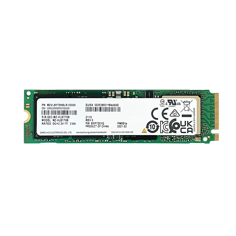 

Твердотельный накопитель PM981A 1 ТБ SSD 3D TLC M.2 NVMe PCIe SSD твердотельный накопитель