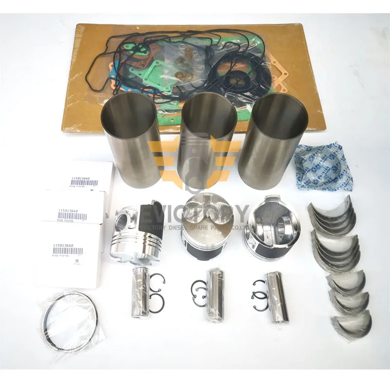 

For Shibaura N843 N843H N843LT N843T Engine rebuild kit with oil pump