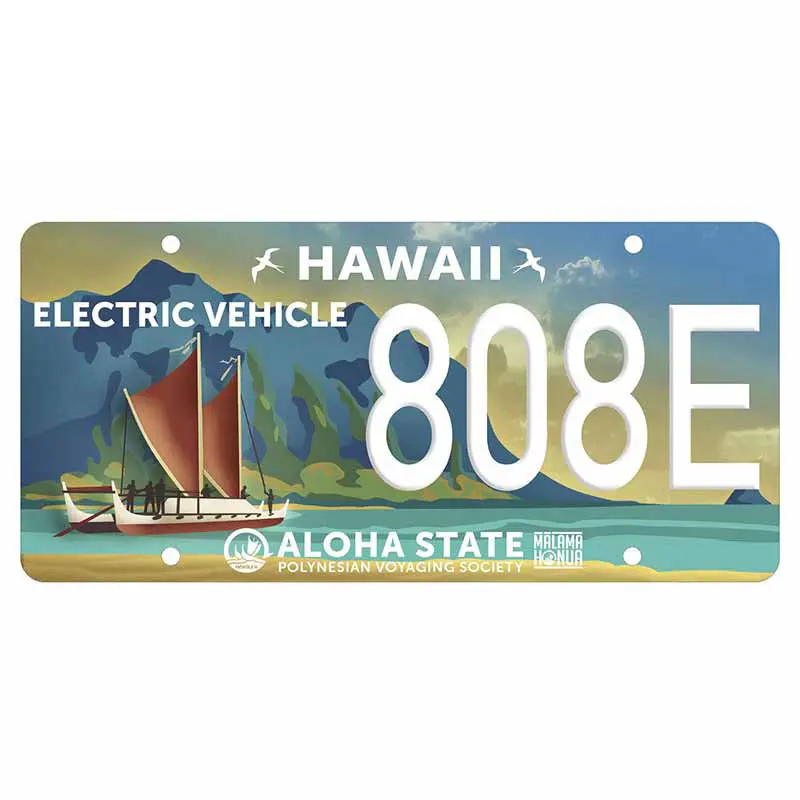 Персонализированный Номерной Знак Для гаваев 808E, искусственный ПВХ, аниме, автомобильная оболочка, мотоциклетный шлем, наклейка для автомобиля
