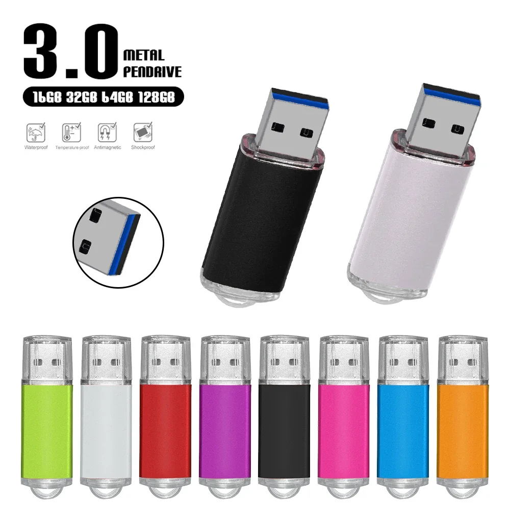 Металлический флеш-накопитель USB 3,0, 8 ГБ, 64 ГБ, 128 ГБ | AliExpress