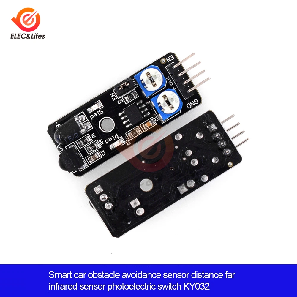 

KY-032 4pin IR Infrared Obstacle Avoidance Sensor Module Diy Smart Car Robot KY032 DC 3.3V-5V for Arduino