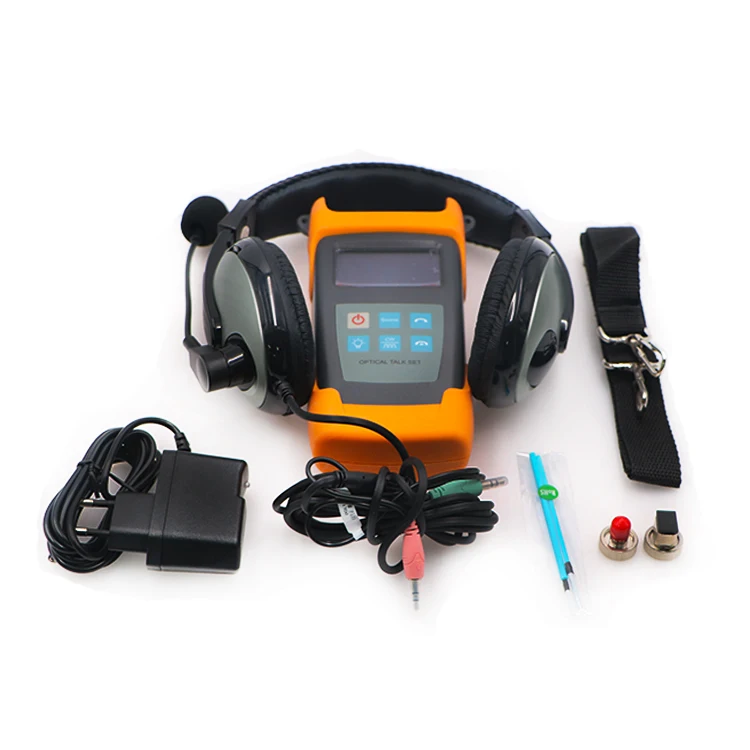 

FCST080402 80KM Handheld Digital Fiber Optic Talk Set Used In Operations Of Installation CATV FTTH Optical Testing Maintenance