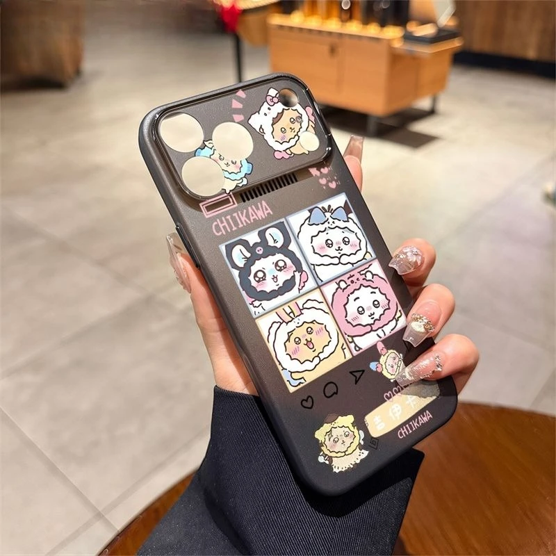 Ультратонкий защитный чехол Chiikawa для iPhone 17, 16 Pro Max, 15, чехол для планшета Apple, противоударный, с аниме-принтом, для телефона и планшета (art.: 3920dbe30ce83) - 3920dbe30ce83
