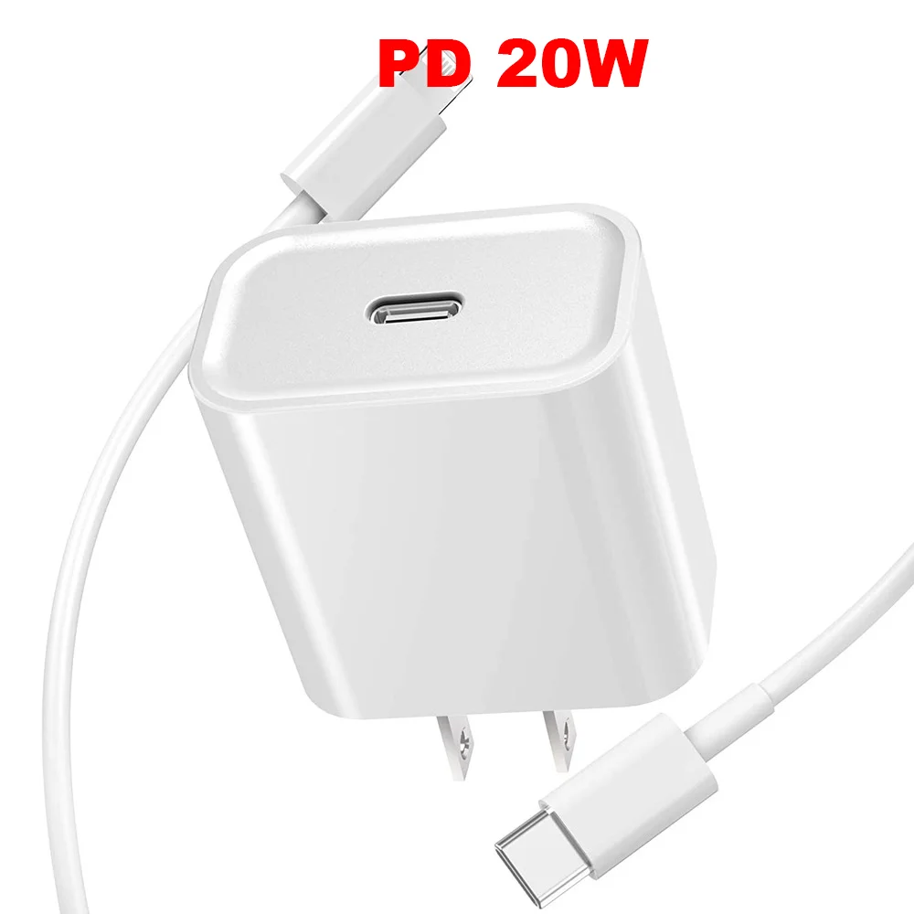 

US/EU PD 20W Wall Mobile Phone Charger Charging Station Fast Usb Portable Charger For Apple iphone