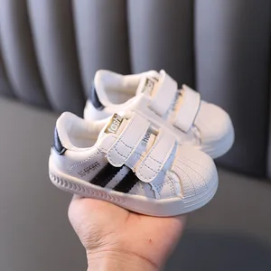Children Casual Shoes Boys Tennis Sneakers Baby Girls Toddlers Kids Shoes Fashion Soft Flat White Ru
