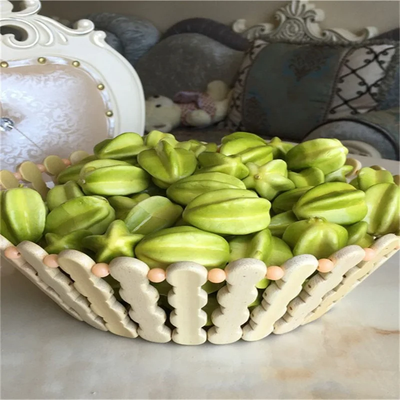 

1PCS Fake Carambola Small Fruit Mini Simulation Carambola Model Window Display Decoration Props