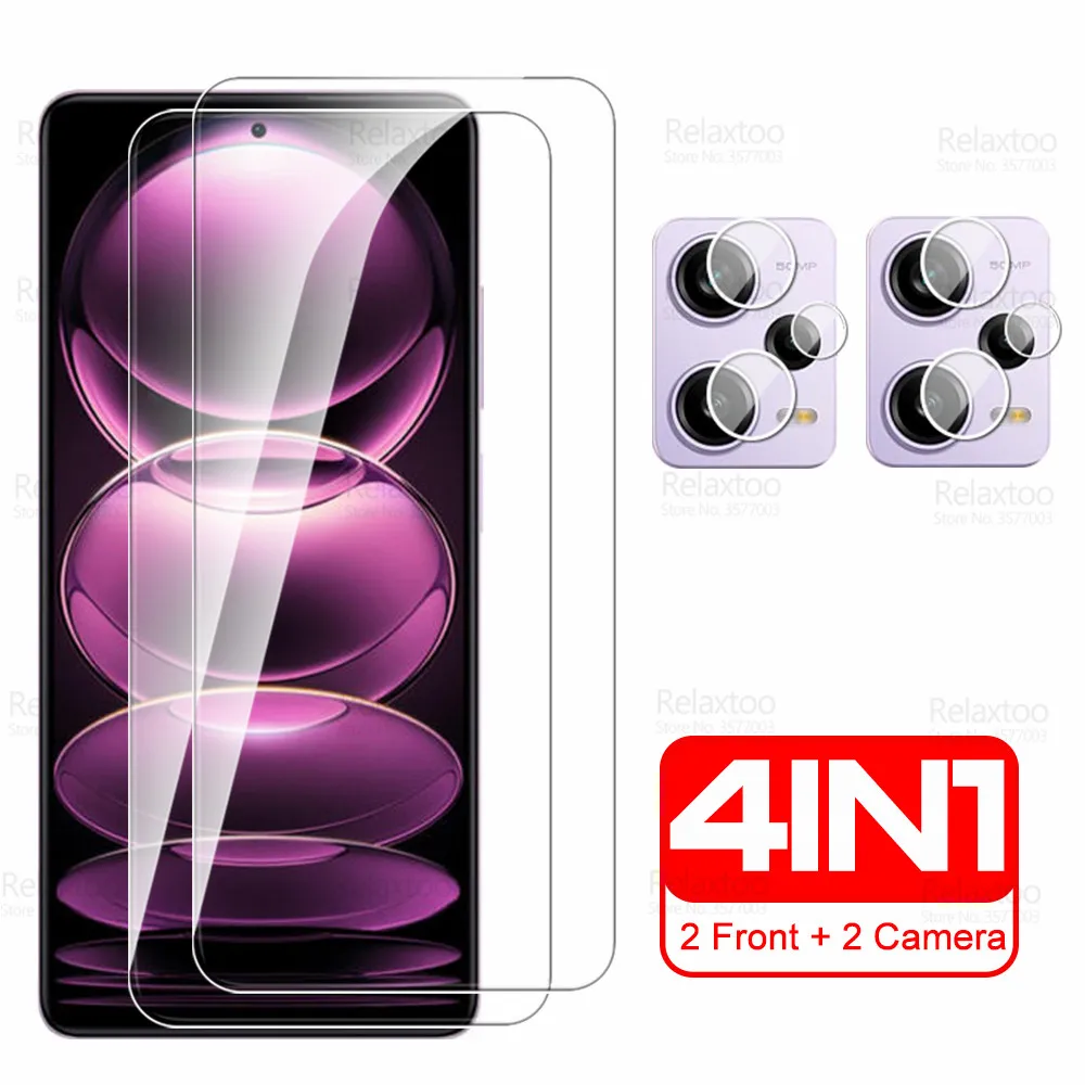 

Защитное стекло 4 в 1 для Xiaomi Redmi Note 12 Pro, зеркальное закаленное стекло для камеры, Защитная пленка для экрана Radmi Note12 12 Pro Plus