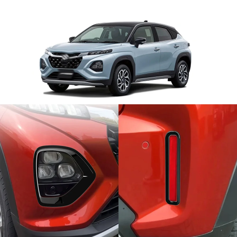 Для Suzuki Fronx WDB3S WEB3S 2024 2025 2026 ABS черная передняя или задняя противотуманная фара