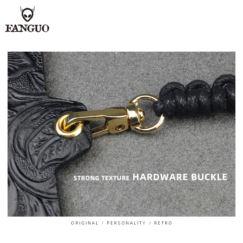 Business Badge Card Holder Genuine Leather ID Card Slot Badge License With Lanyard Multi-Color Options