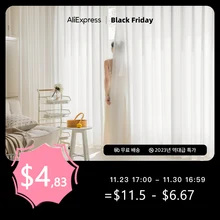 YanYangTian 창문 커튼 시폰 차광 얇은 명주 그물, 방수 커튼, 거실 침실 펀치 커튼 후크 파티션 작은창커튼 우아하고 고급스러운 커튼, 아파트, 인테리어, 아이방커튼
