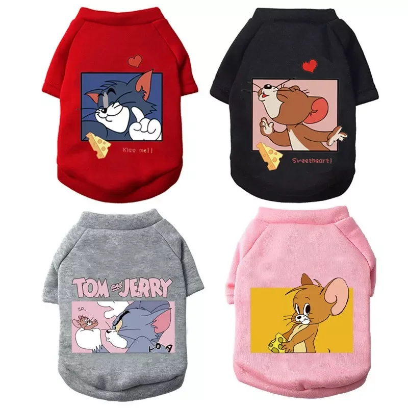 

2022New Winter Warm Pet Dog Clothes Designer Thicken Dogs Pullover For Small Medium Dogs Sweatshirt French Bulldog Yorkshire Out