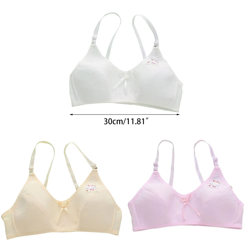 Young Girls Bra Breathable Underwear Lingerie Teens Training Bra Vest Teenage Puberty Undercloth
