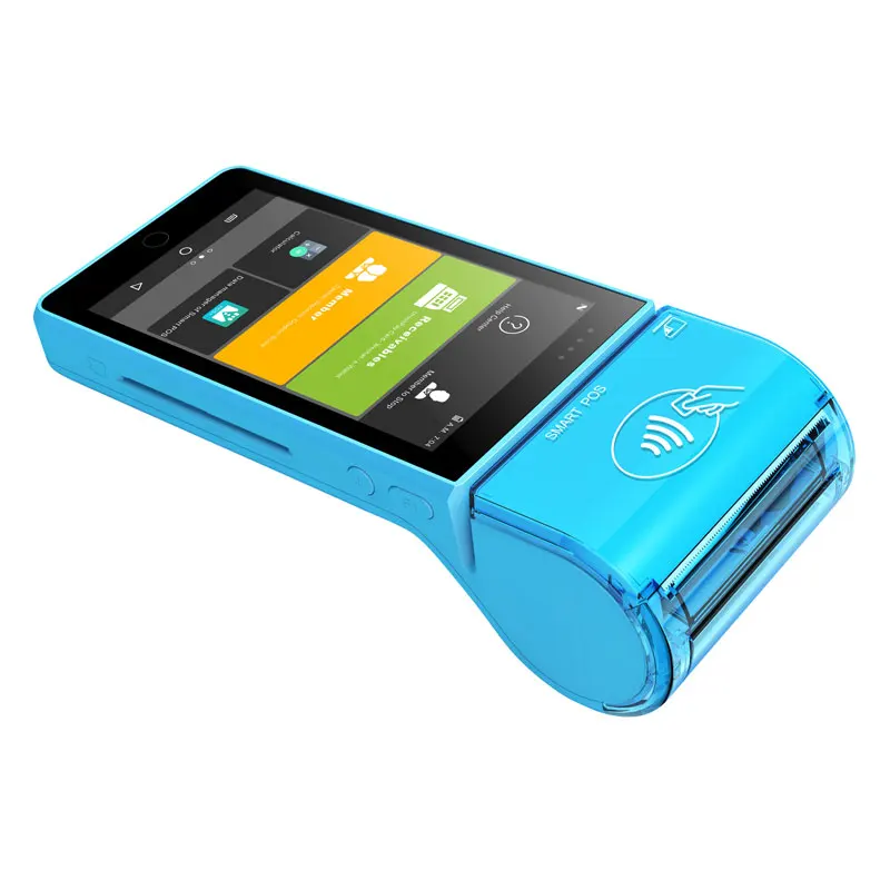 HBAPOS PDA Android 7 0 портативный POS-терминал встроенный 58 мм Термальный чековый принтер