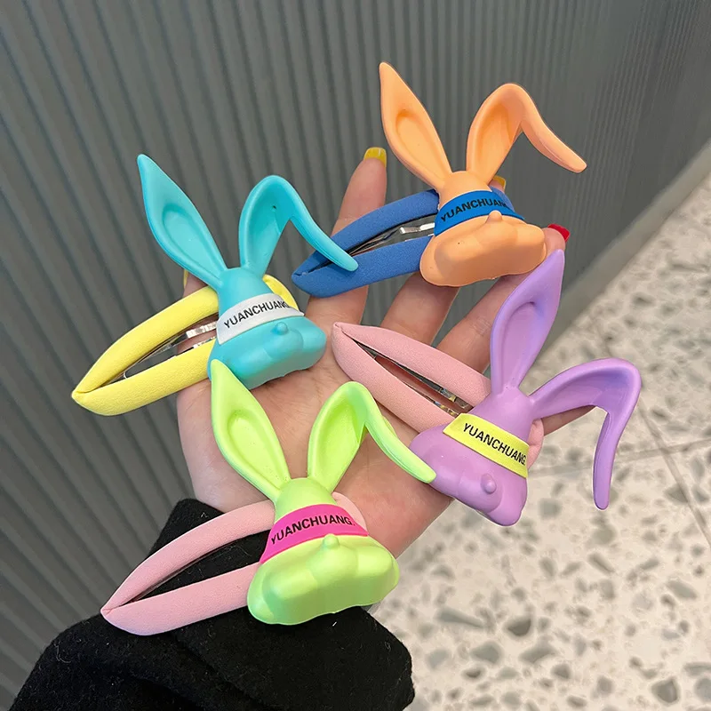 

Korean new wave rabbit rabbit hair clip lovely bang clip girl BB clip broken hair clip cartoon hair ornament