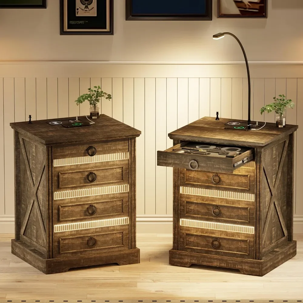 Прикроватная тумбочка в комплекте 2 предмета прикроватный столик для чтения