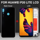 Catteny 5,84 дюймов протестированный для Huawei P20 Lite LCD Nova 3e дисплей сенсорный экран дигитайзер ANE LX1 LX3 сборка с задней крышкой