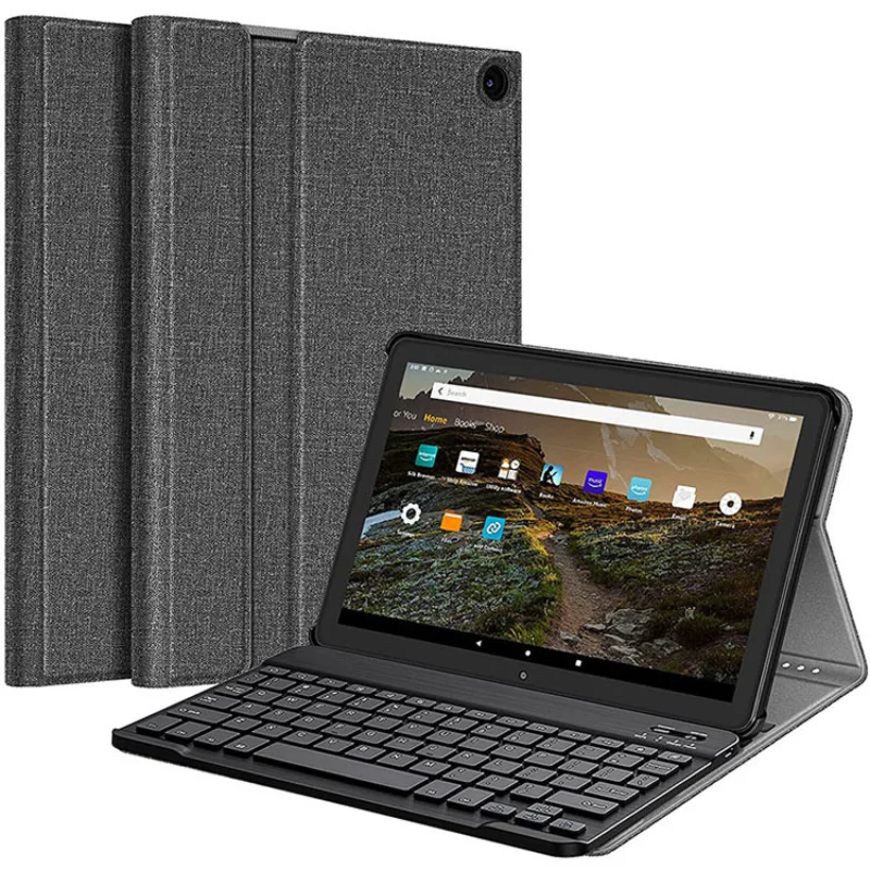 

Для Amazon Fire 8 PC противоударный жесткий чехол 2020Fire HD8Plus двойная защита клавиатуры HD 10(2020)Fire HD10Plus новая крышка
