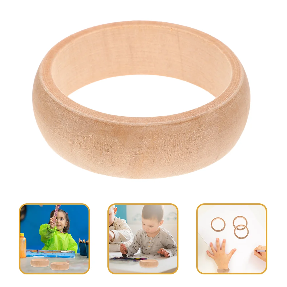 

DIY Wooden Bracelet Making Rings Jewelry Material Bangle Crafts Bracelets Circles Cuff