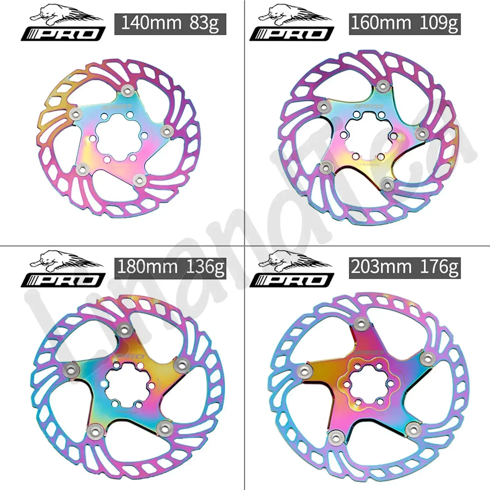 Подвижный ротор IIIPRO для горного велосипеда 140/160/180/203 мм гидравлические дисковые