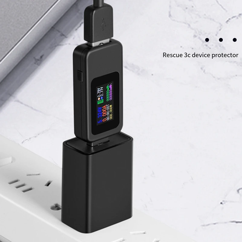 USB-тестер 10 в 1 цифровой вольтметр постоянного тока амперметр измеритель