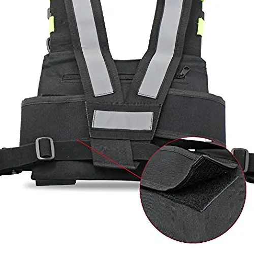 Green Tactical Harness Front Pack bag case Pouch Carry Holster for Kenwood Motorola TYT Baofeng Walkie Talkie Vest rig Chest bag
