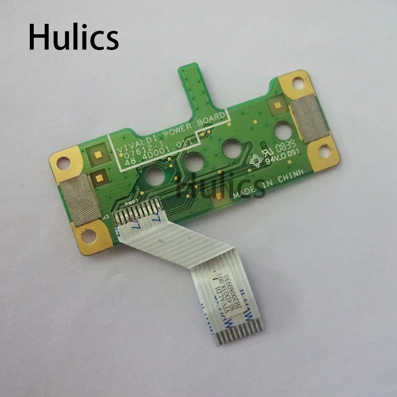 Hulics используется 48.4D001.011 для HP CQ70 G70 G60 G50 CQ50 CQ60 плата кнопки питания 07612-1 50.4D038.001 VIVALDI