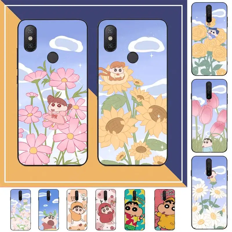 

BANDAI Crayon Shin-chan Phone Case for Redmi Note 8 7 9 4 6 pro max T X 5A 3 10 lite pro
