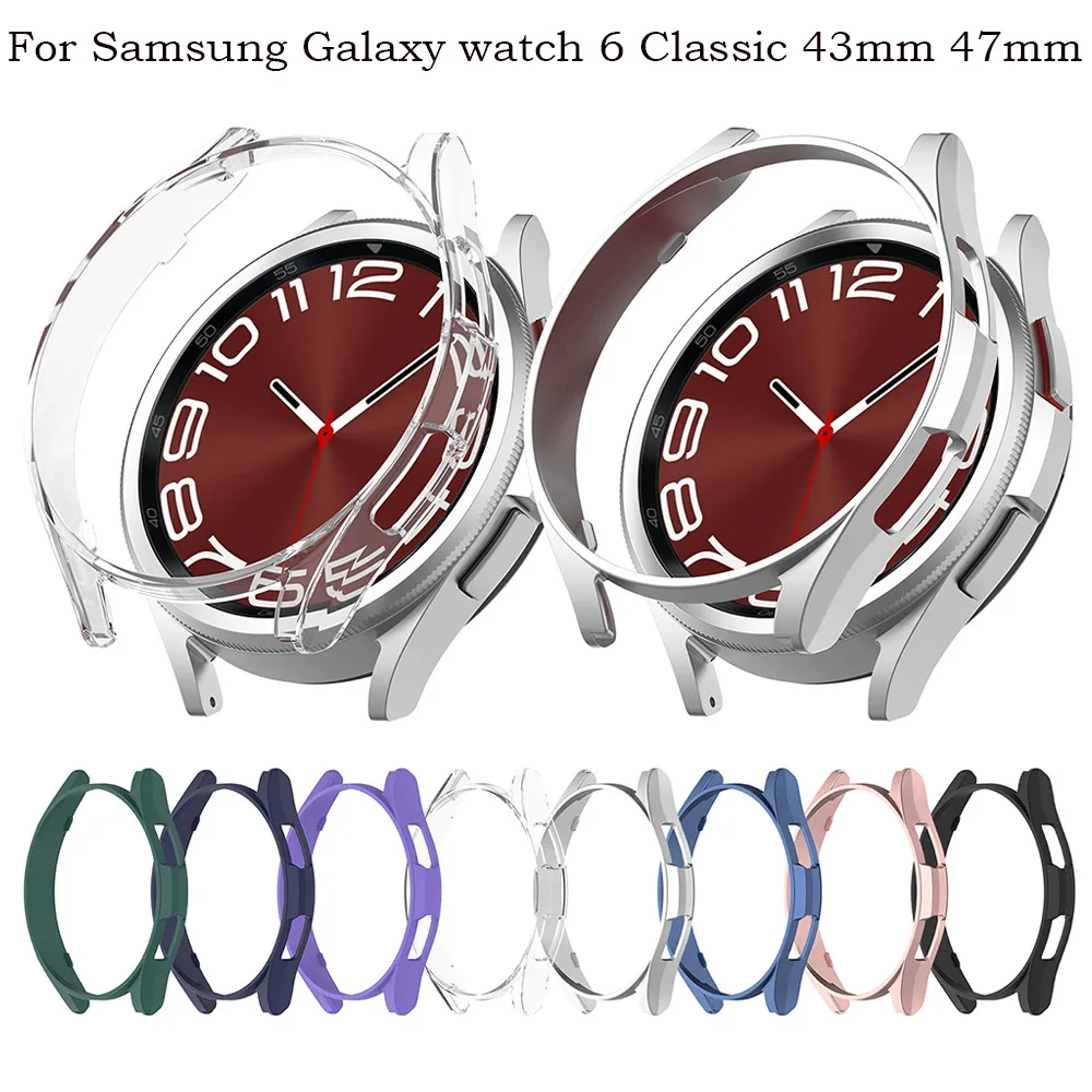 

Hollow PC Protector Case For Samsung Galaxy Watch 6 Classic 43mm 47mm 5 pro 45mm 40mm 44mm Hard Protective Shell Cases Bumper