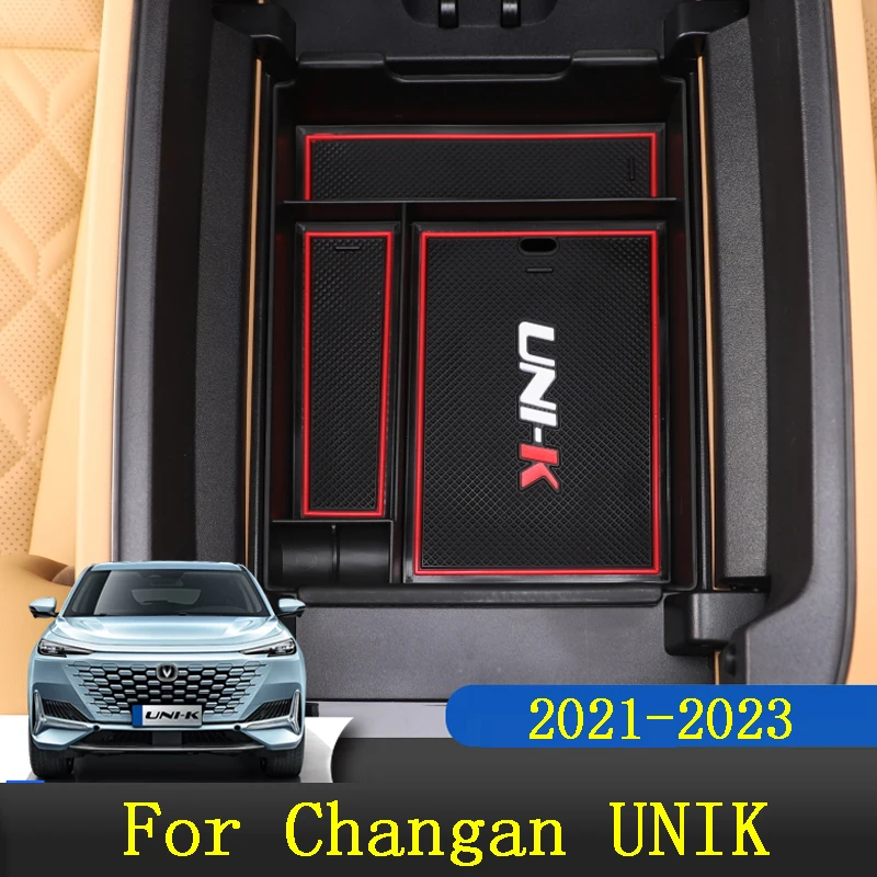 

Для Changan UNI-K UNIK 2021-2023, органайзер для центральной консоли автомобиля, аксессуары для LHD