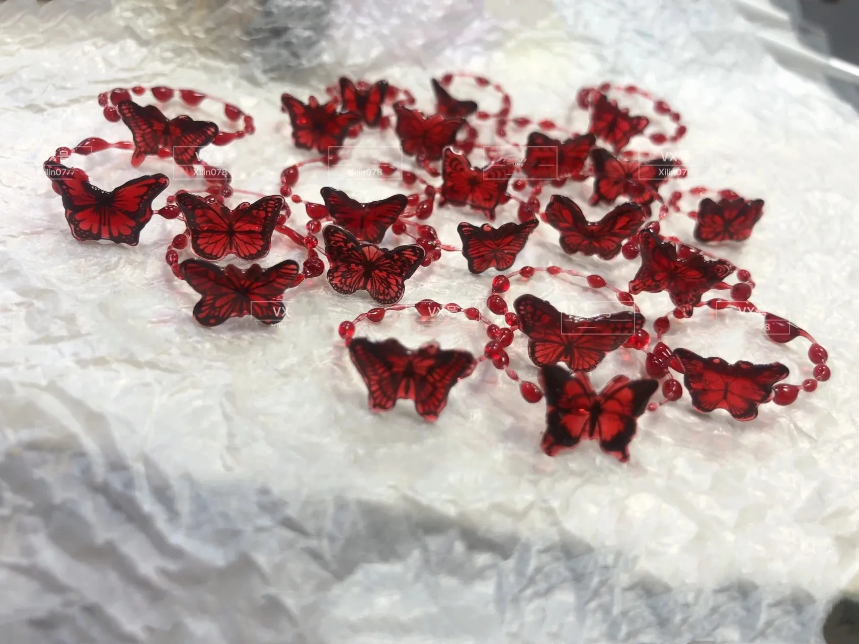 

Gothic Style Red Blood Droplet Butterfly Rings Cool Punk Finger Ring for Women Party Jewelry Accessories Gifts