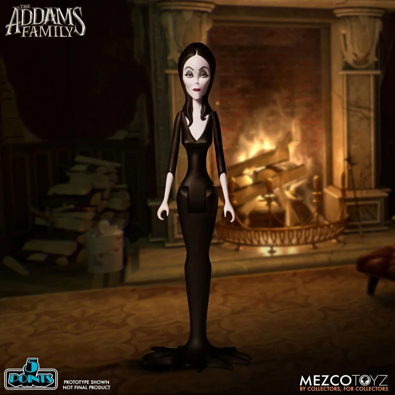В наличии оригинальный Mezco Toyz 5-точечная семья Аддамс 3 75 дюйма полный набор