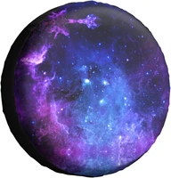 spare tire cover universal tires cover cool galaxy nebula car tire cover wheel weatherproof and dust proof uv sun tire c