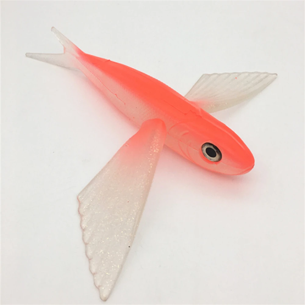 

Fishing Lures Pvc Bionic Fish Airplane Fish Big Wing Fish Flying Fish Fishing Gear Soft Bait Tuna Luya Bait Fishing Accessories