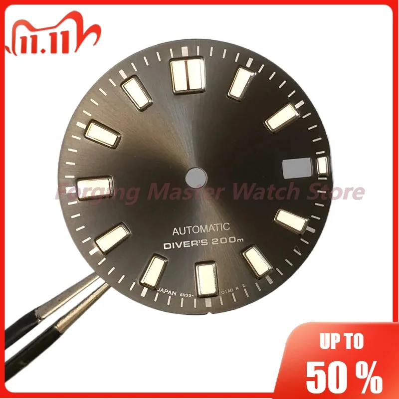 S8 Sei... Prospex 62MAS Modern SPB147 SPB145 серый циферблат NH35 28 5 мм с люмом C3 подходит для механизма