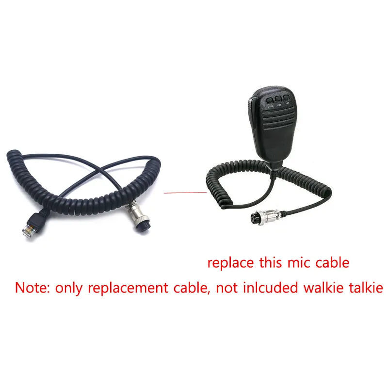 Replacement MH-31B8 Handheld Microphone Mic Speaker 8Pin Cable for YAESU FT-847 FT-920 FT-950 FT-2000 FT-DX5000 FT-DX9000 Radio