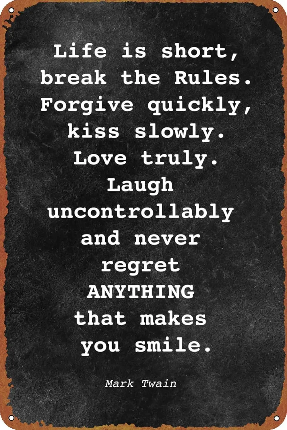 Марк Тайвань Цитата D005 Плакат Vntage Tn Sgn Unque Металлический Настенный Декор для Дома