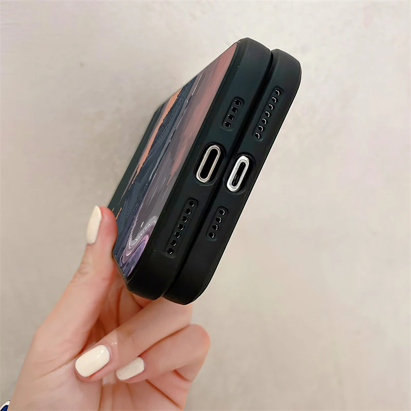 ink painting mountains and rivers phone case for funda iphone 13 11 pro max 12 mini x xr xs max 6 6s 7 8 plus se 2020 celular free global shipping